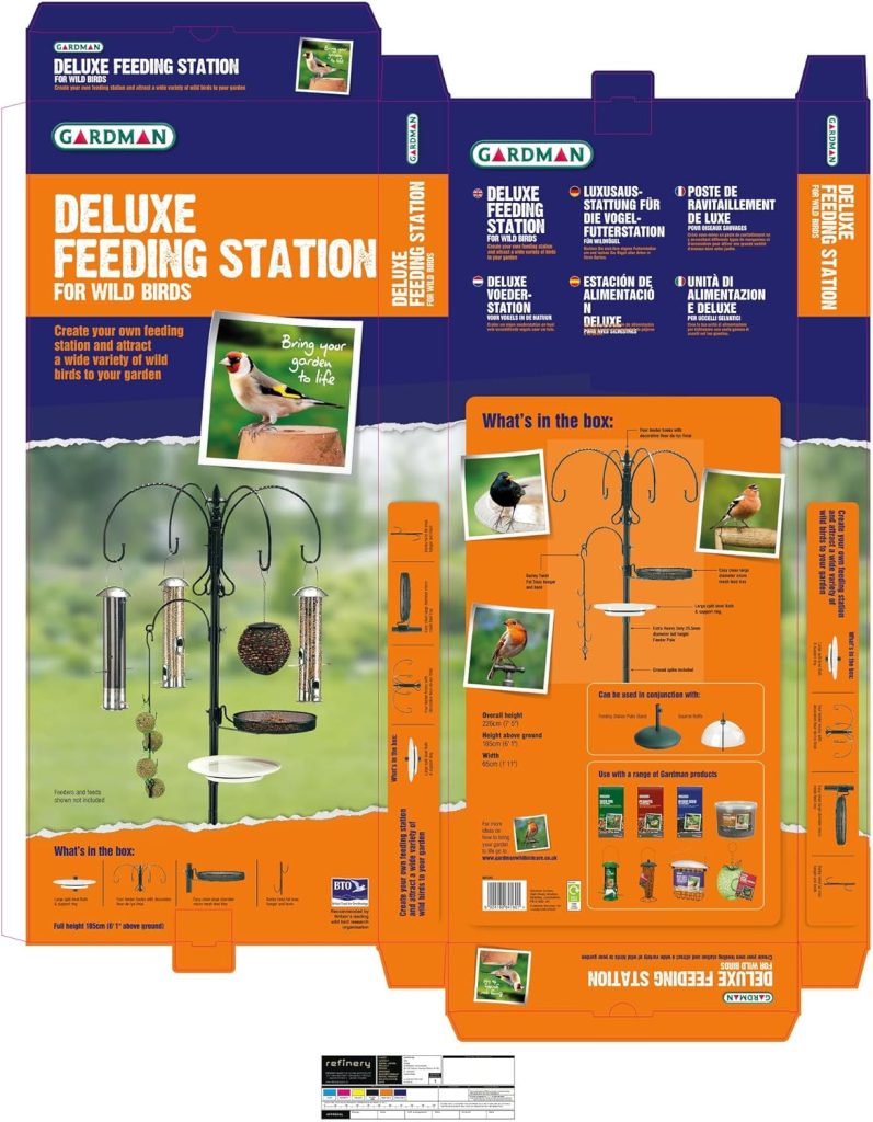 Gardman Deluxe Wild Bird Feeding Station Photo