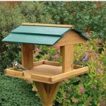 Traditional Wooden Bird Table (1475A)