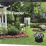Bird Feeding Station with Solar Light, Bird Feeder & Planter